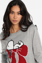 Peanuts Snoopy Bow Graphic Crew Neck Sweater thumbnail 2