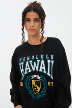 Hawaii Graphic Crew Neck Boyfriend Pullover Sweatshirt thumbnail 3