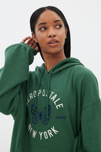 Aéropostale Butterfly Graphic Boyfriend Pullover Hoodie thumbnail 3
