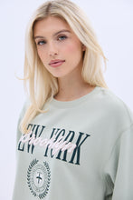 AERO Crew Neck Oversized Sweatshirt thumbnail 16