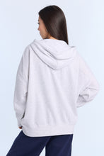 Pull à capuchon AERO zippé surdimensionné thumbnail 12