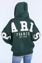 Pull à capuchon AERO zippé surdimensionné thumbnail 15