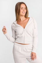 AERO Zip-Up Cropped Hoodie thumbnail 1