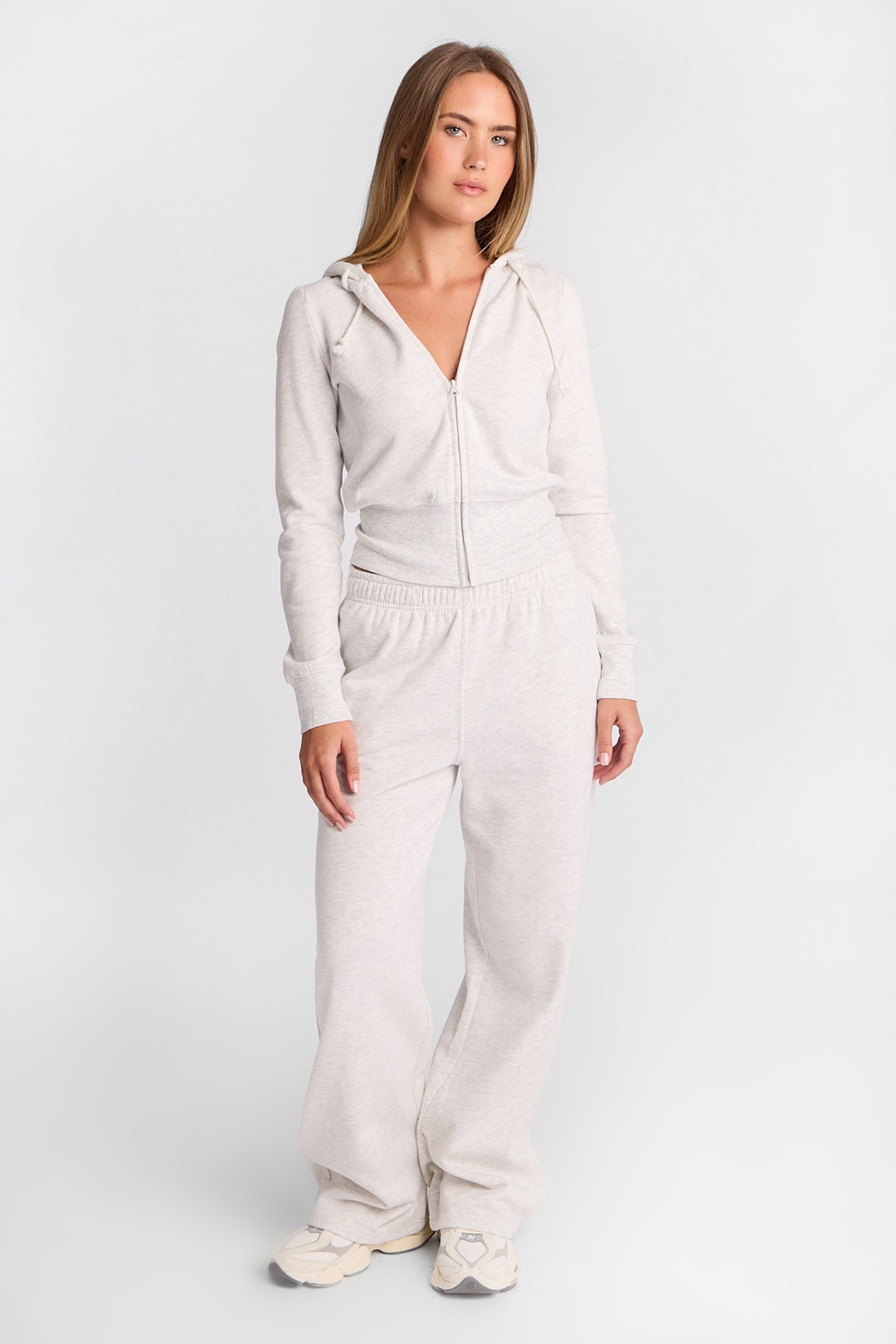 AERO Zip-Up Cropped Hoodie