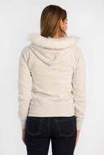 AERO Zip-Up Slim Hoodie With Faux-Fur Trim Hood thumbnail 7