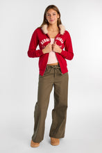 AERO Zip-Up Slim Hoodie With Faux-Fur Trim Hood thumbnail 12