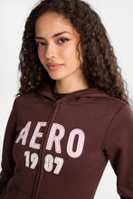 AERO Double Zip Slim Graphic Hoodie thumbnail 7