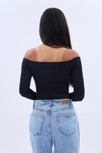 AERO Off The Shoulder Long Sleeve Bodysuit thumbnail 5