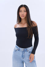 AERO Off The Shoulder Long Sleeve Bodysuit thumbnail 2