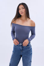 AERO Off The Shoulder Long Sleeve Bodysuit thumbnail 1