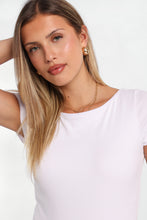 AERO Super Soft Short Sleeve Boat Neck Bodysuit thumbnail 6