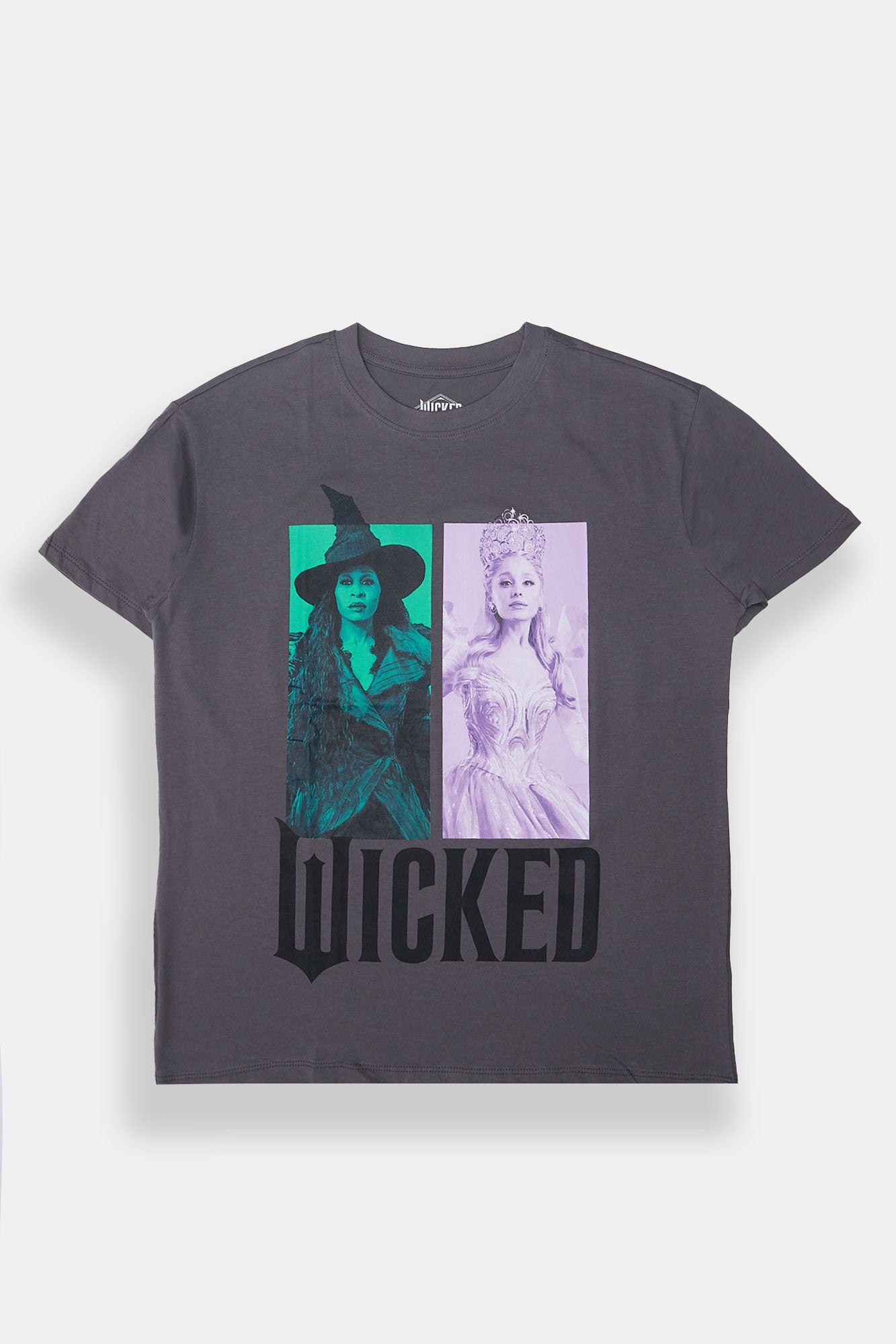 T-shirt coupe garçonne graphique Wicked Glenda et Elphaba