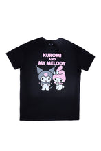T-shirt décontractée imprime? graphique Kuromi My Melody thumbnail 1