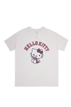 T-shirt décontracté imprimé graphique Hello Kitty Burger thumbnail 1