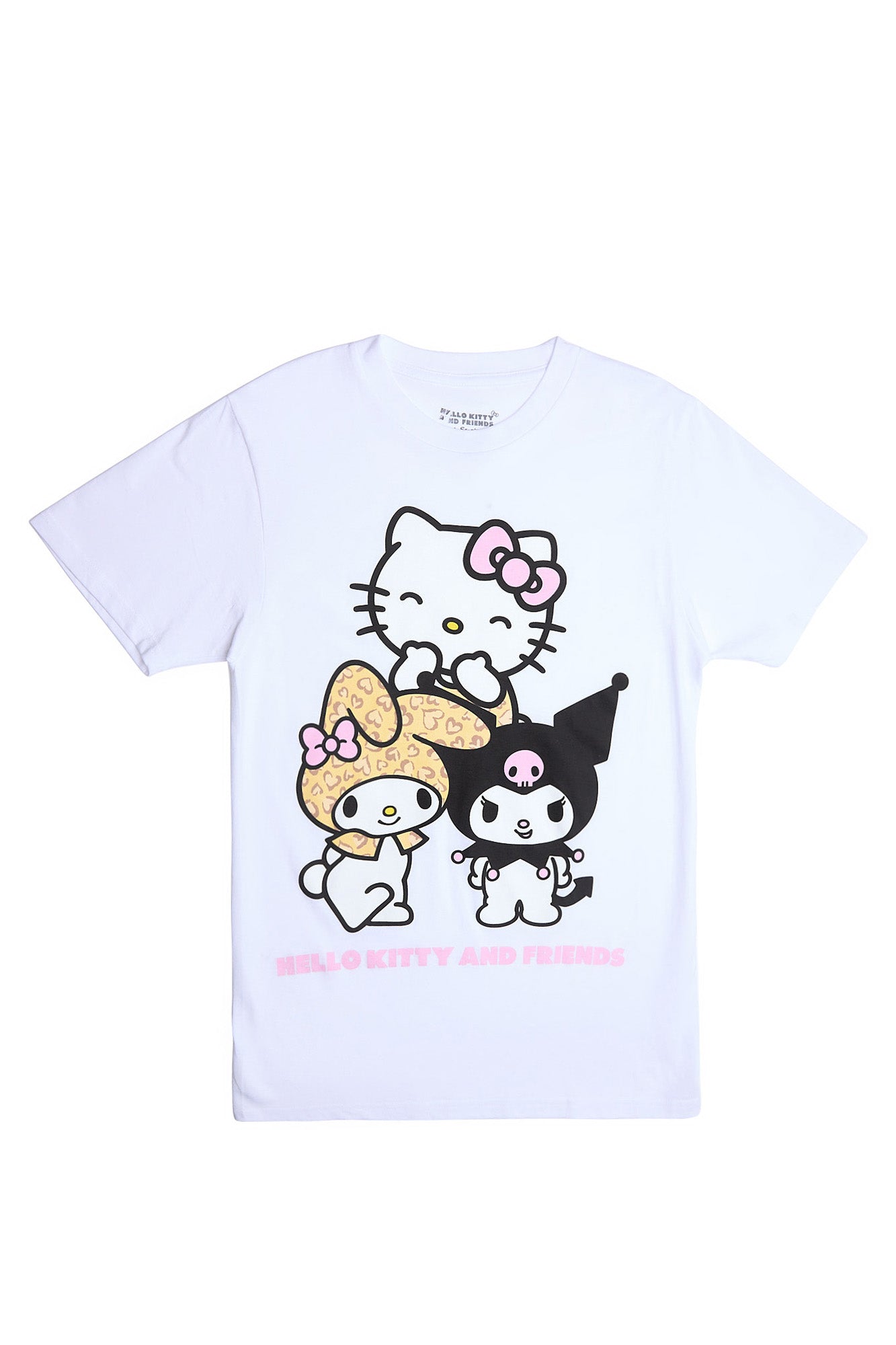 Hello Kitty Cinnamoroll And Kuromi Graphic Relaxed Tee