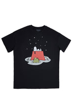 T-shirt décontractée imprime? graphique Camp Snoopy Campsite thumbnail 1