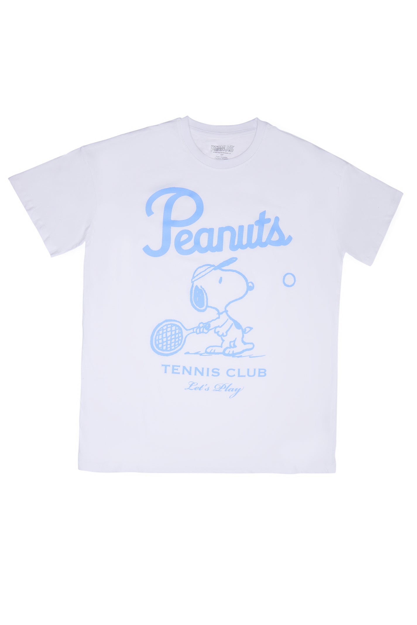 Peanuts Snoopy Tennis Club Graphic Relaxed Tee