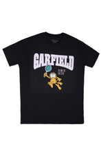 T-shirt décontracté imprimé graphique Garfield Tennis thumbnail 1