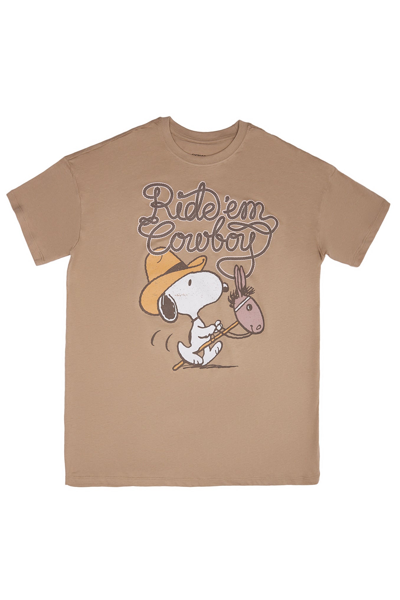 Peanuts Snoopy Cowboy Graphic Relaxed Tee