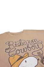 T-shirt décontracté imprimé graphique Peanuts Snoopy Cowboy thumbnail 2