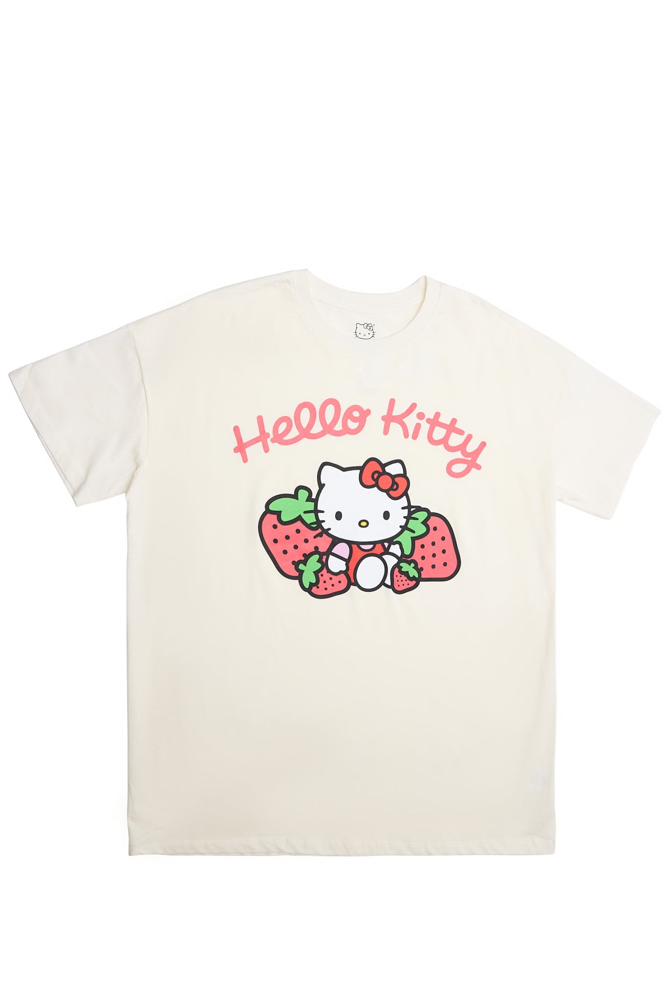 Hello Kitty Stawberry Graphic Relaxed Tee