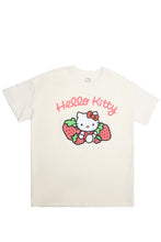 T-shirt décontracté imprimé graphique Hello Kitty Stawberry thumbnail 1