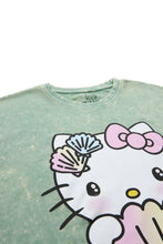 T-shirt décontracté imprimé graphique Hello Kitty Mermaid thumbnail 2