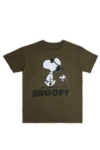 T-shirt décontracté imprime? graphique Peanuts Snoopy Bird thumbnail 1