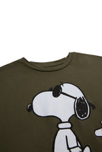 T-shirt décontracté imprime? graphique Peanuts Snoopy Bird thumbnail 2