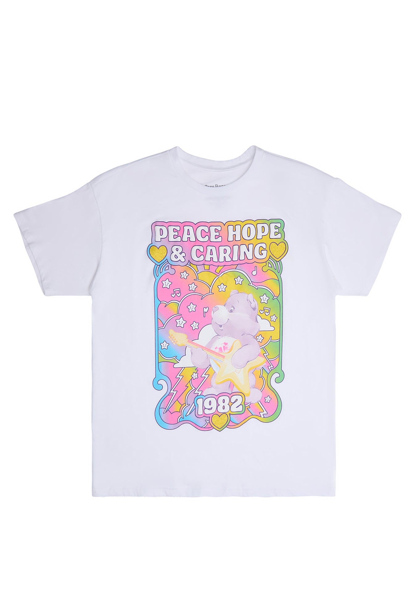 Care Bears 1982 Peace Hope And Caring Graphic Relaxed Tee