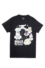 T-shirt décontracté imprimé graphique Hello Kitty And Friends Rainbow thumbnail 1