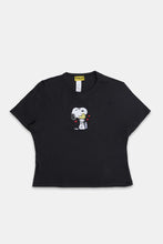 Peanuts Snoopy & Woodstock Embroidered Baby Tee thumbnail 1