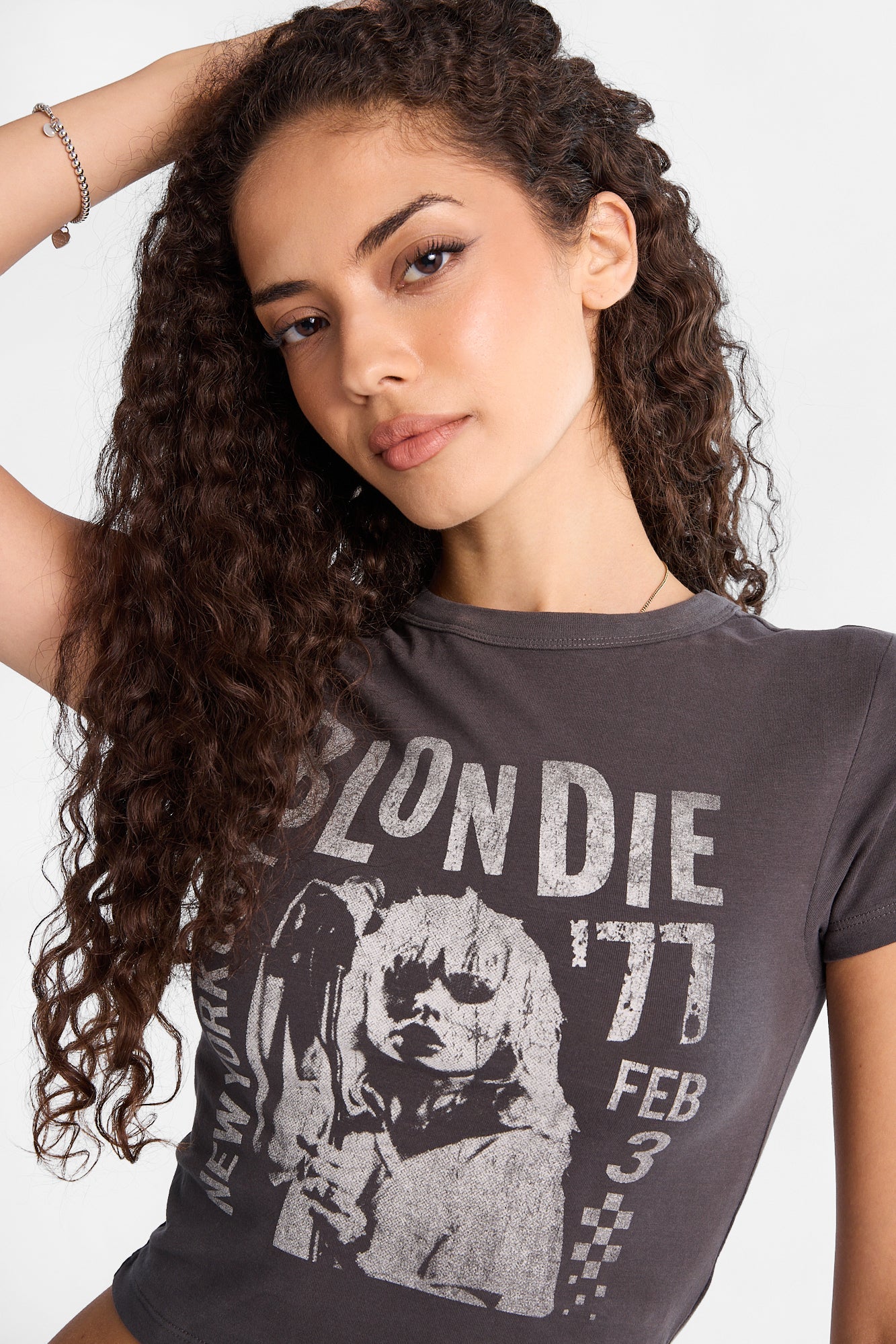 Blondie New York City Feb 3 '77 Graphic Short Sleeve Baby Tee