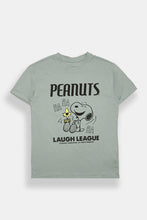 Peanuts Snoopy & Woodstock Graphic Boyfriend Tee thumbnail 1