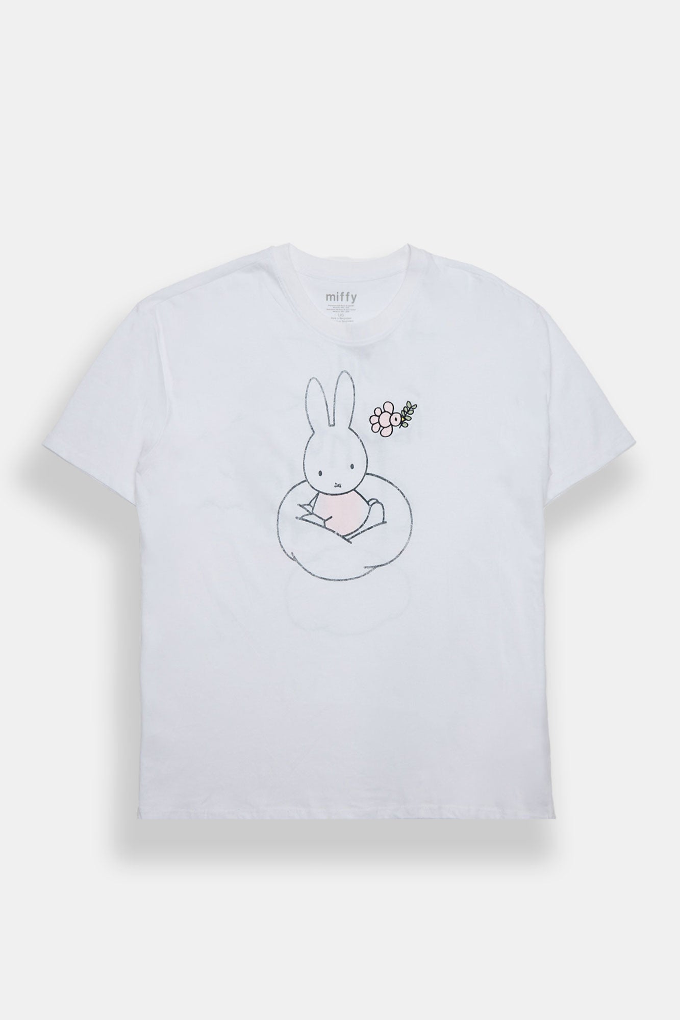 T-shirt super doux coupe garçonne imprimé Miffy