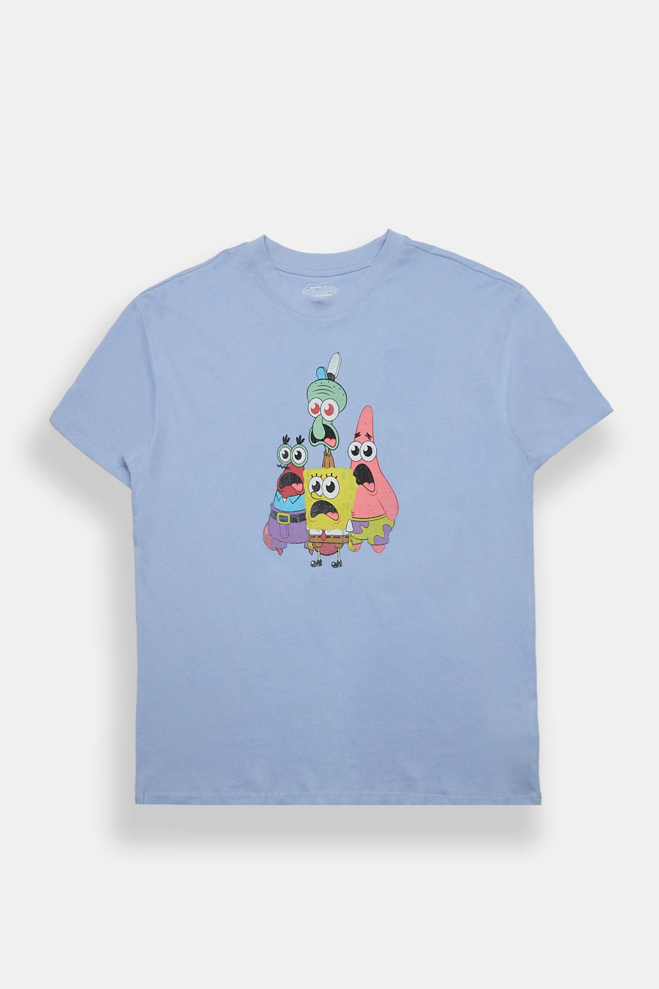T-shirt coupe garçonne imprimé Bob l'Éponge et ses amis