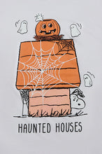 Peanuts Snoopy Haunted Houses Puff Print Graphic Boyfriend Tee thumbnail 2