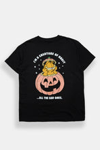 Garfield Halloween Glitter  Graphic Boyfriend Tee thumbnail 1