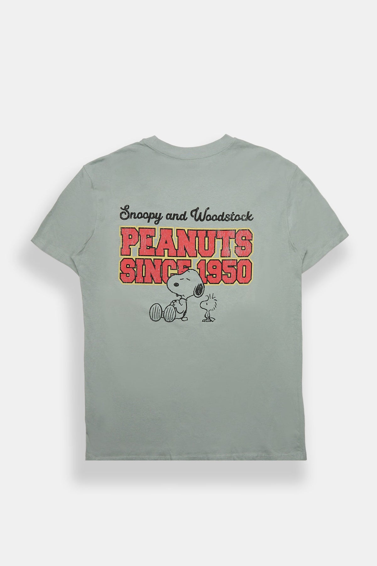 Peanuts Since 1950 Snoopy & Woodstock 96 Graphic Boyfriend Tee