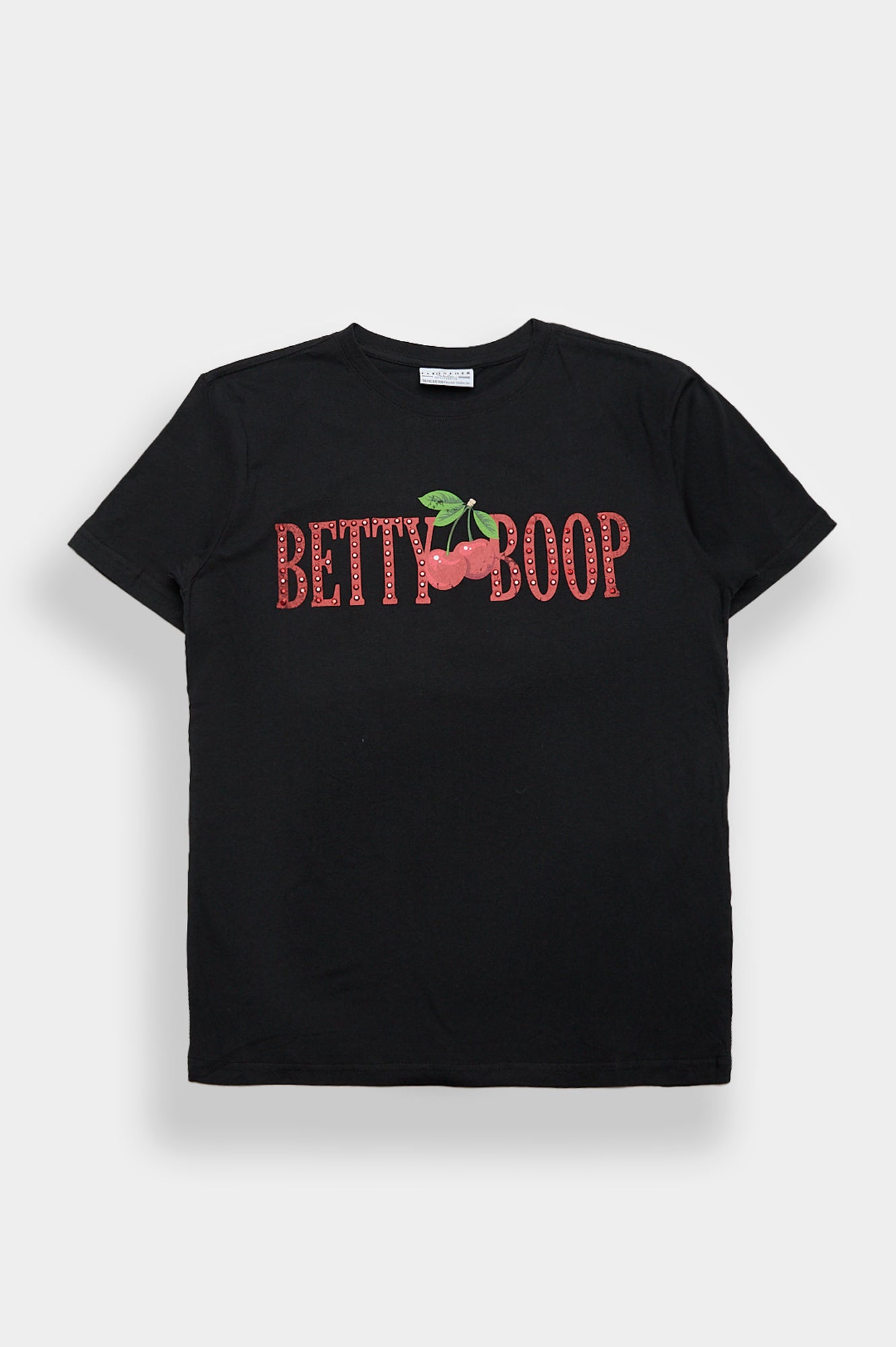 Betty Boop Cherry Graphic Super Soft Boyfriend Tee