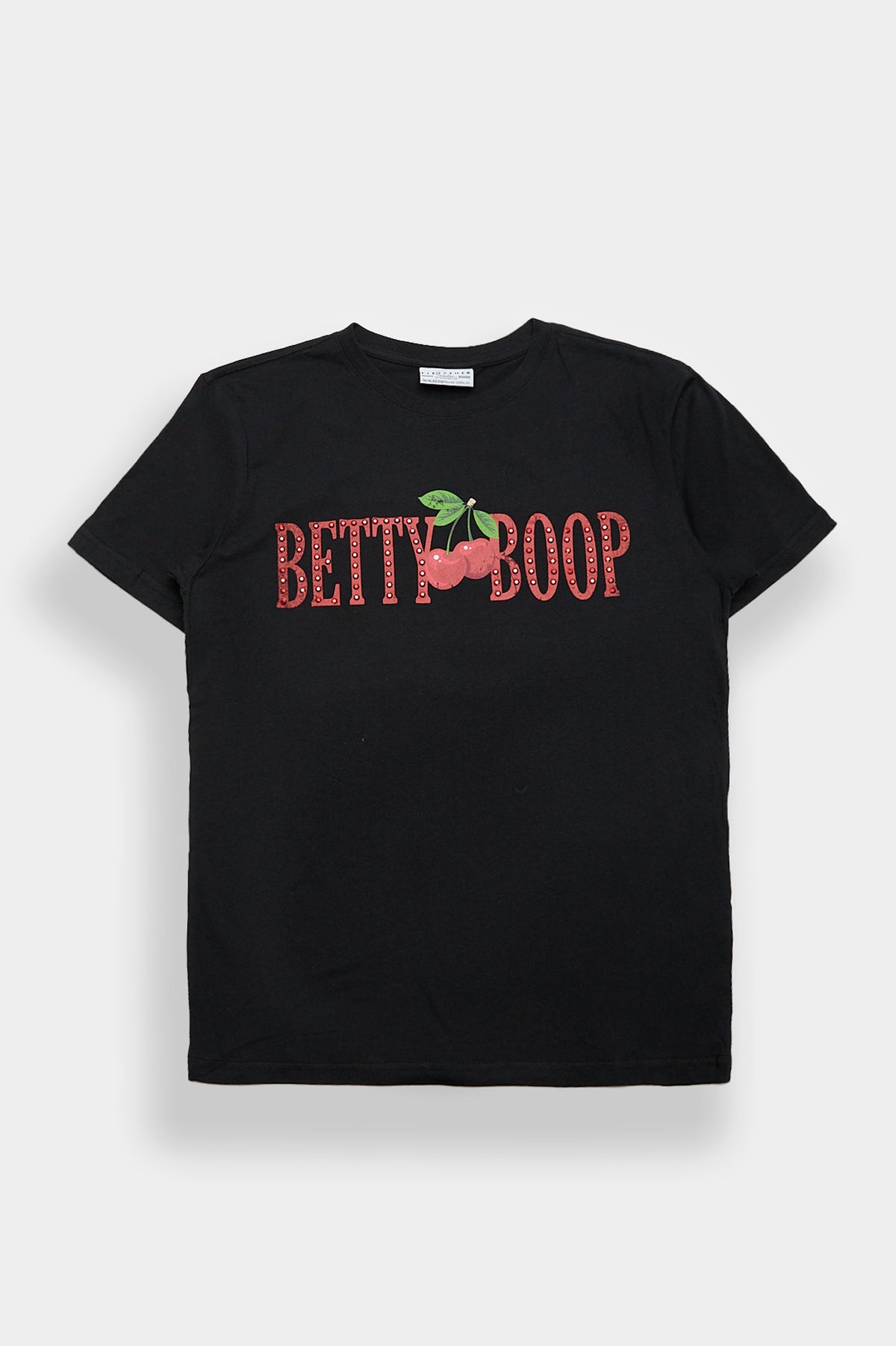 Betty Boop Cherry Graphic Super Soft Boyfriend Tee