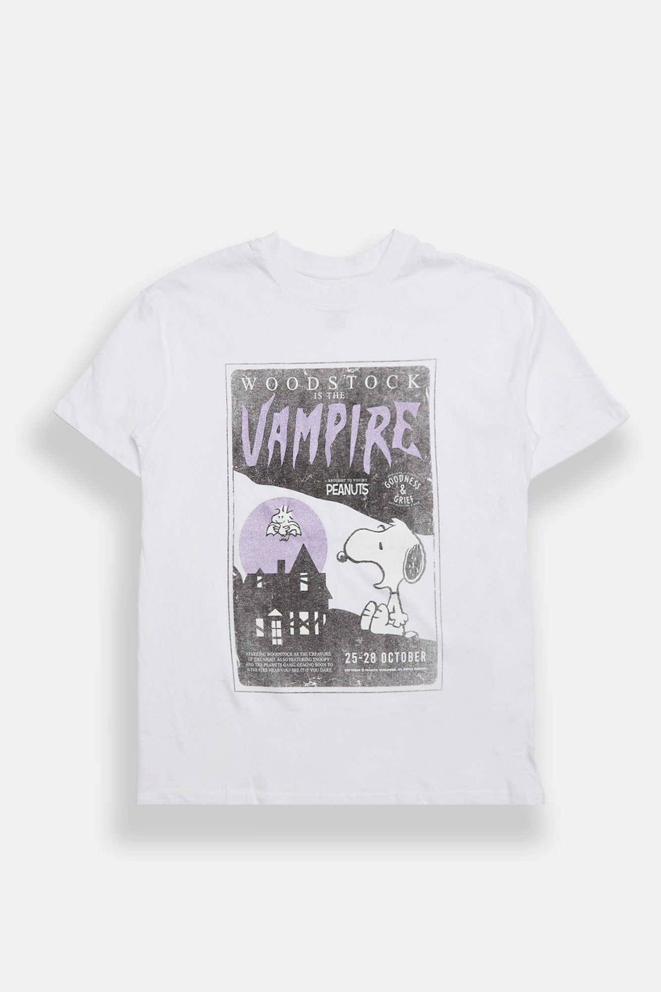 Peanuts Vampire Snoopy Graphic Boyfriend Tee