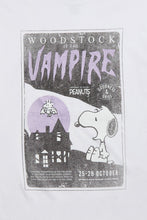 T-shirt coupe garçonne imprimé Peanuts Snoopy vampire thumbnail 2