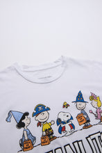 Peanuts Snoopy Halloween Trick Or Treat Graphic Relaxed Tee thumbnail 2