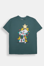 T-shirt coupe garçonne imprimé Peanuts Snoopy étoile thumbnail 1