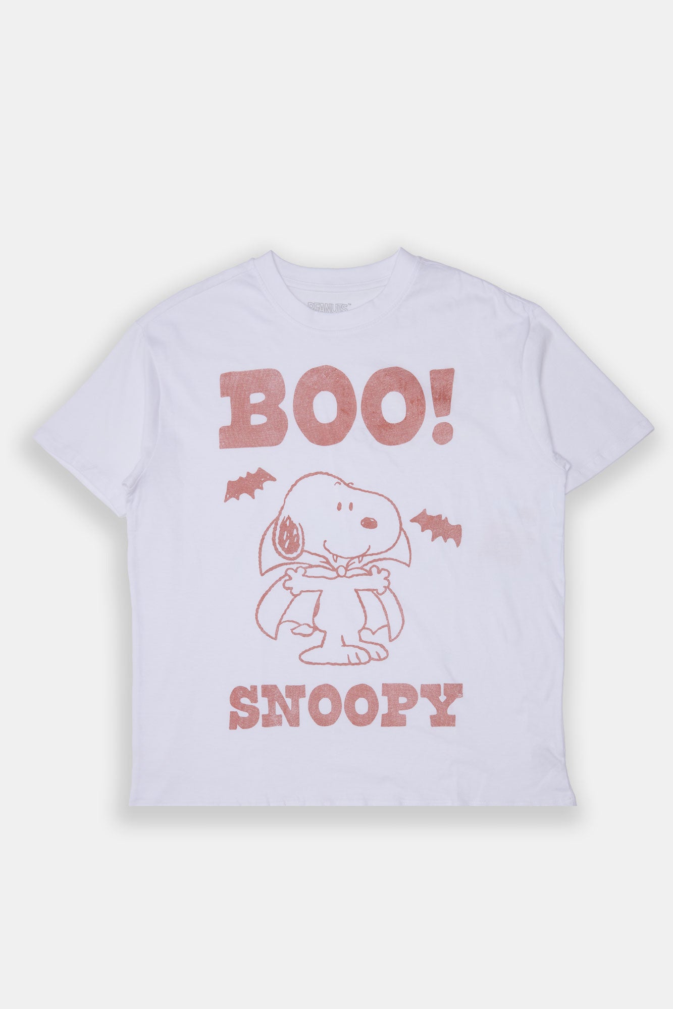 T-shirt coupe garçonne imprime? graphique Peanuts Snoopy Boo