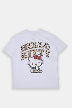 T-shirt coupe garçonne imprime? graphique Hello Kitty léopard thumbnail 1