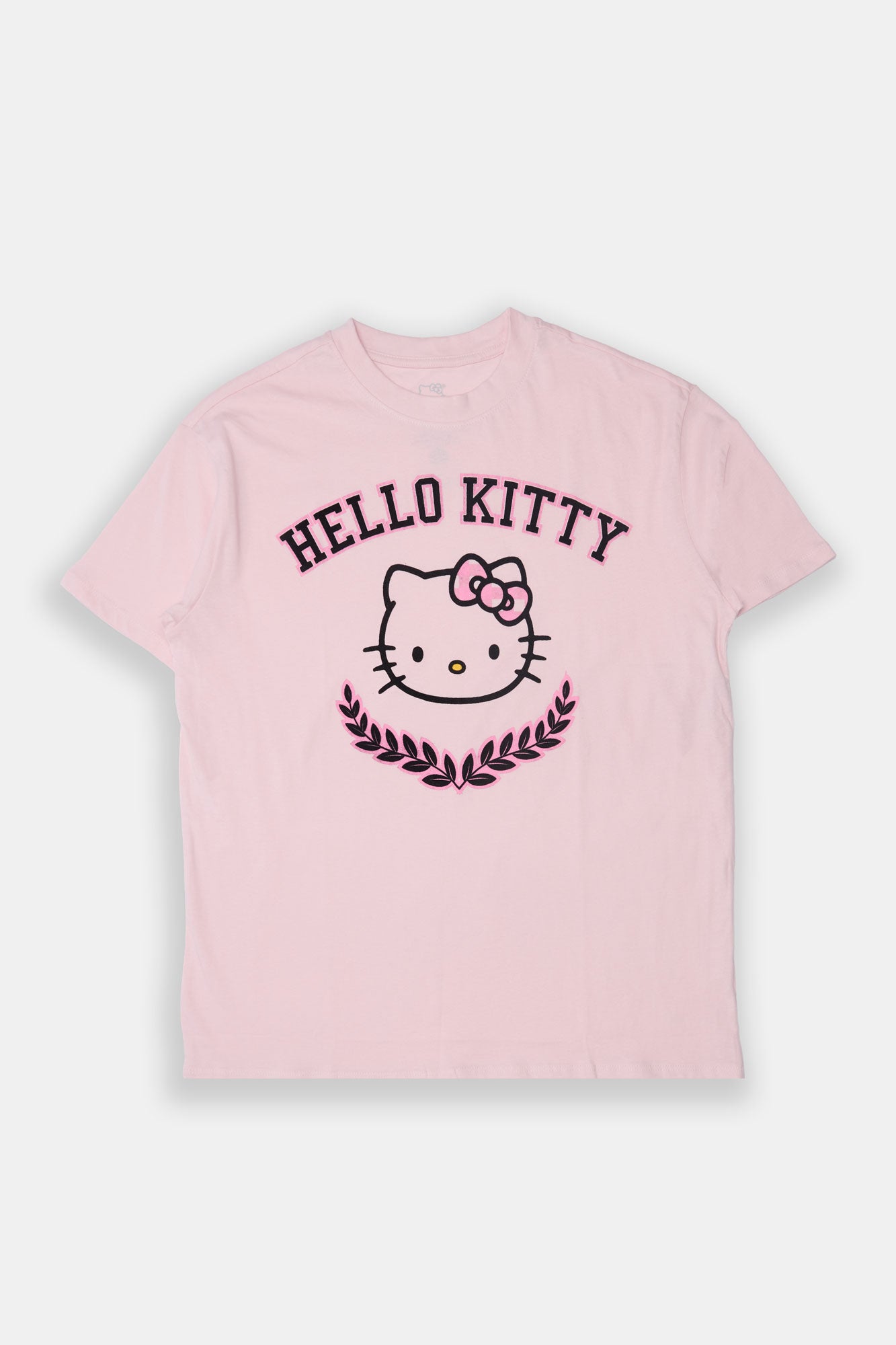 T-shirt coupe garçonne imprime? graphique crête Hello Kitty
