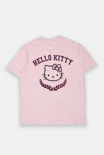 T-shirt coupe garçonne imprime? graphique crête Hello Kitty thumbnail 1