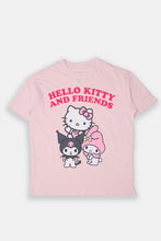 T-shirt coupe garçonne imprime? graphique Hello Kitty And Friends thumbnail 1